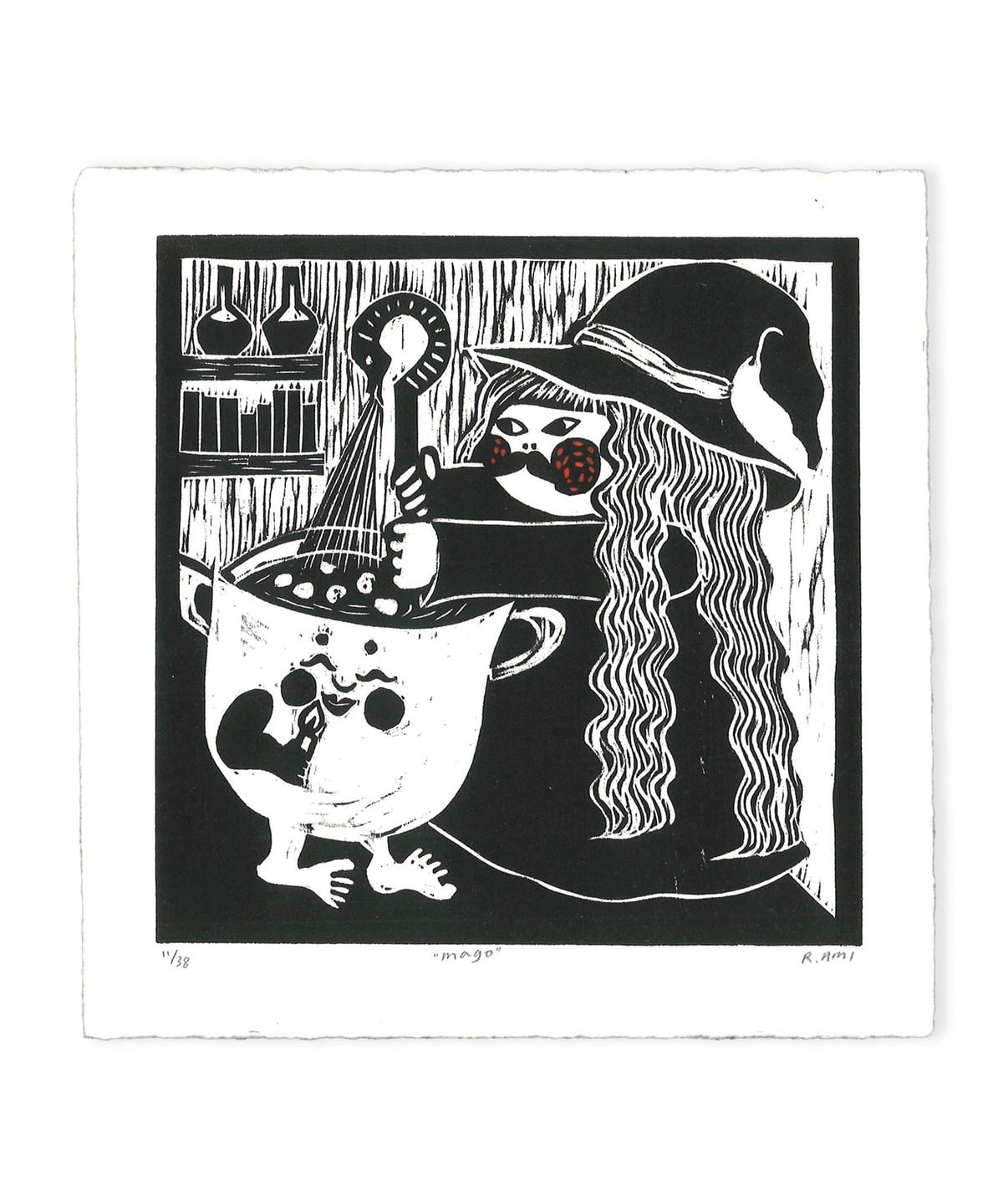 あみりょうこ アミリョウコ / 版画作品 4200 インテリア WOMEN mago ONE SIZE あみりょうこ アミリョウコ / 版画作品 4200 インテリア WOMEN mago ONE SIZE