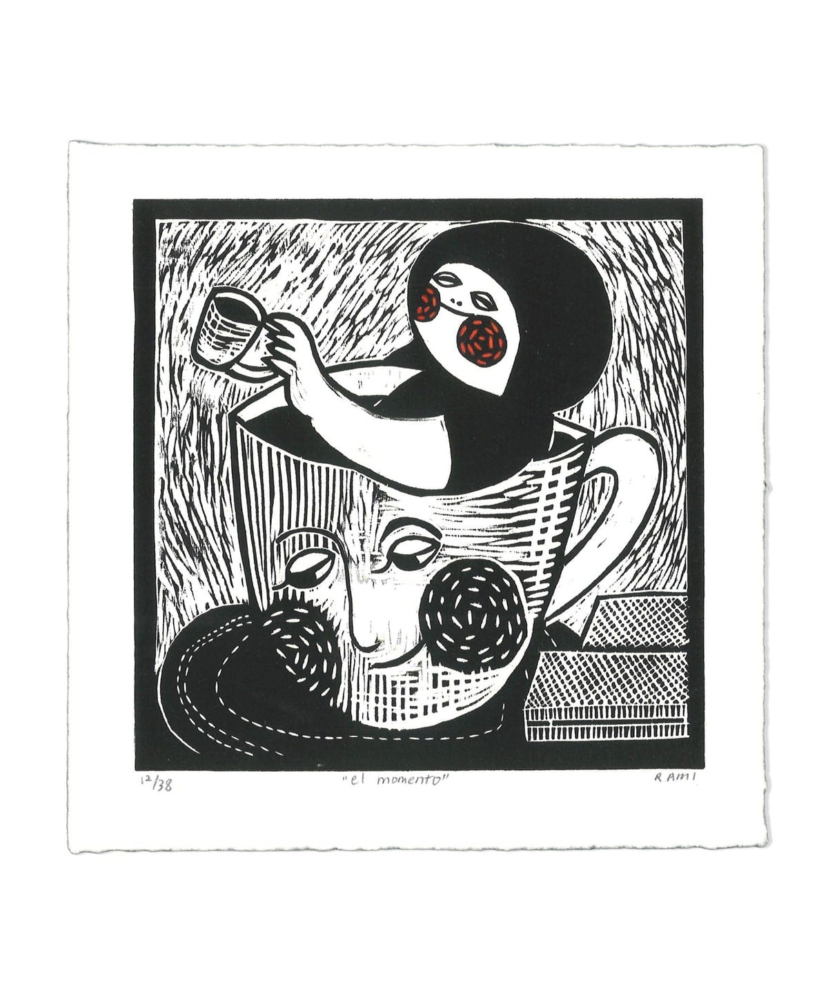 あみりょうこ アミリョウコ / 版画作品 4200 インテリア WOMEN el momento ONE SIZE あみりょうこ アミリョウコ / 版画作品 4200 インテリア WOMEN el momento ONE SIZE