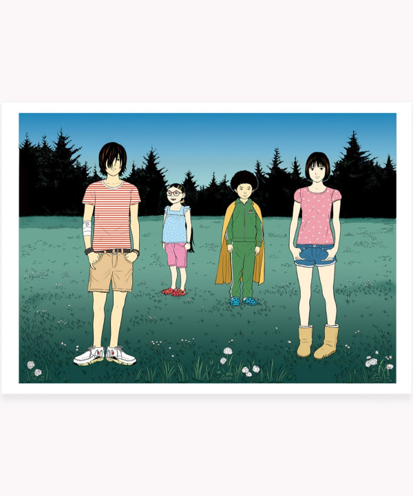 オビワン　個展　ポスター　マーメイド　ハオチー飯店 マルハニチロおさかなポスター烏賊（いか） ｜ カタログ