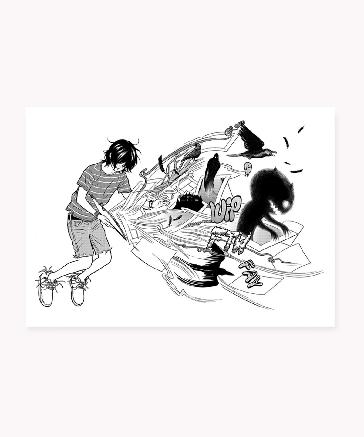 望月ミネタロウ / 東京怪童ポスター B2(シルクスクリーン) 雑貨・ホビー MEN ハシの漫画 ONE SIZE 望月ミネタロウ / 東京怪童ポスター B2(シルクスクリーン) 雑貨・ホビー MEN ハシの漫画 ONE SIZE