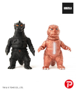 GODZILLA VINYL ART / ゴジラ対メカゴジラ ソフビセット（ピコピコ）