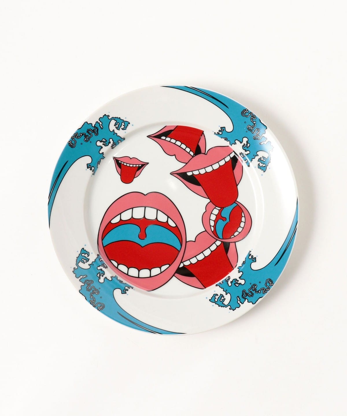 横尾忠則 / Mouth Wave ミート皿 食器・キッチン・食品 MEN 横尾Pink ONE SIZE 横尾忠則 / Mouth Wave ミート皿 食器・キッチン・食品 MEN 横尾Pink ONE SIZE