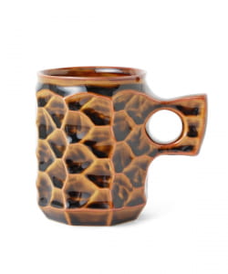 AKIHIRO WOODWORKS × ONE KILN / jincup Ceramic L WoodGraze