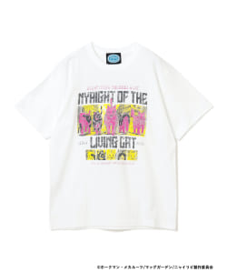 【COLLABORATION】ニャイト・オブ・ザ・リビングキャット / ロック風 Tシャツ