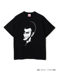 LUPIN THE ⅢRD マンガートビームス / シルエットTシャツ ルパン