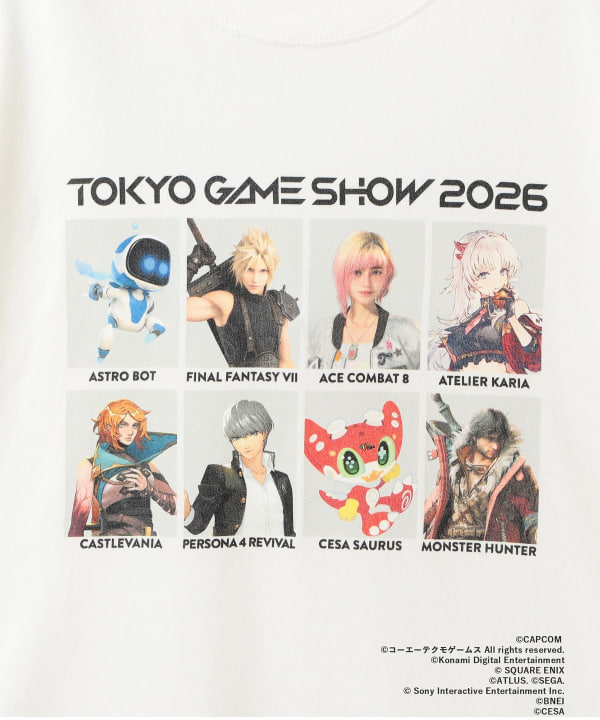 TOKYO GAME SHOW 2026 / GAME ARTeee COLLECTION オールスターTシャツ