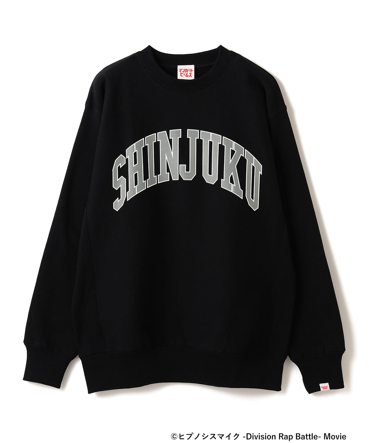 【受注生産商品】ヒプノシスマイク / Division Crew Neck Sweatshirt トップス MEN shinjuku_ブラック S 【受注生産商品】ヒプノシスマイク / Division Crew Neck Sweatshirt トップス MEN shinjuku_ブラック S