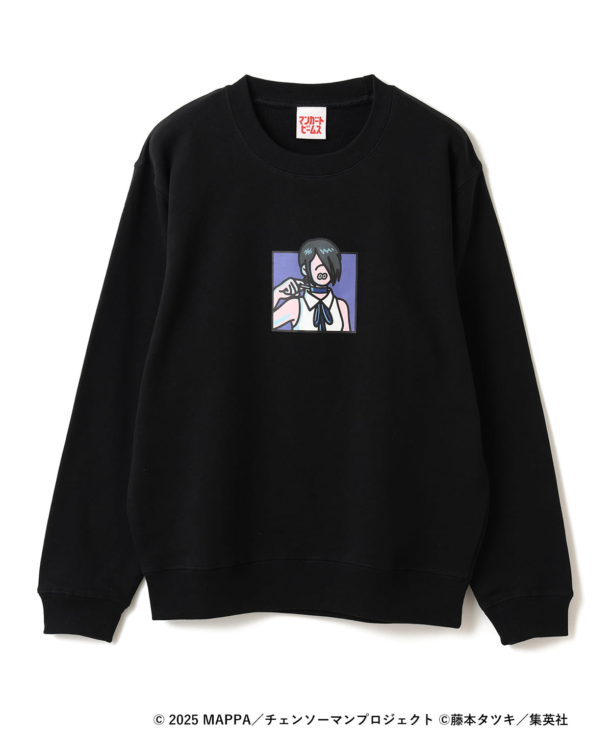 【受注生産商品】チェンソーマン / レゼ「ばあ」クルースウェット トップス MEN BLACK L 【受注生産商品】チェンソーマン / レゼ「ばあ」クルースウェット トップス MEN BLACK L