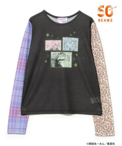りぼん 70周年 × BEAMS MANGART × Ray BEAMS / ルナティック雑技団 シアーTシャツ