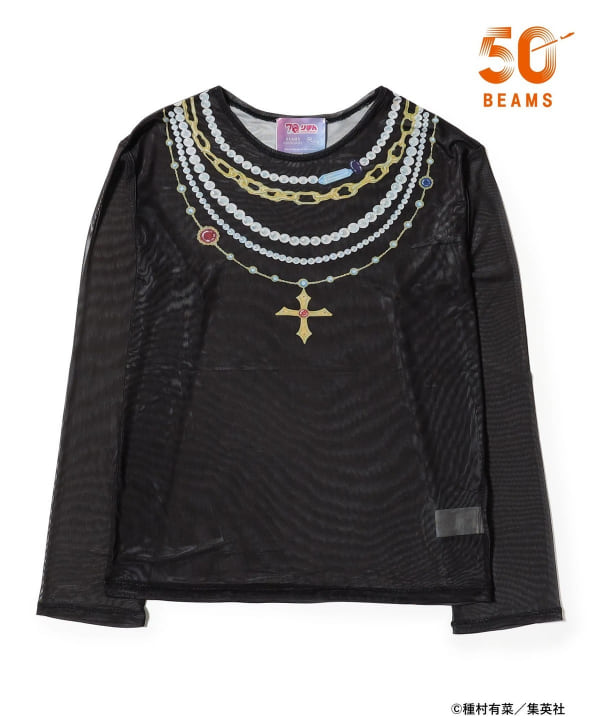 Ribon 70週年紀念 × BEAMS MANGART × Ray BEAMS / Kamikaze Kaitou Jeanne 透明T卹
