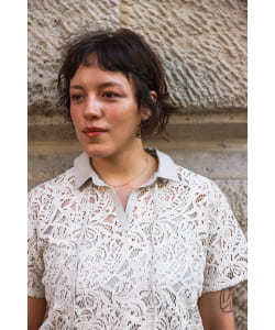 Cotton-Linen Corded Lace Shirt