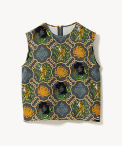 Chirimen Silk Print T-Top