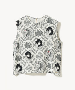 Chirimen Silk Print T-Top