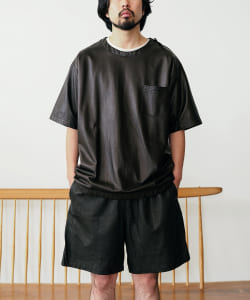 Calling Original Washable Leather T-shirt Black