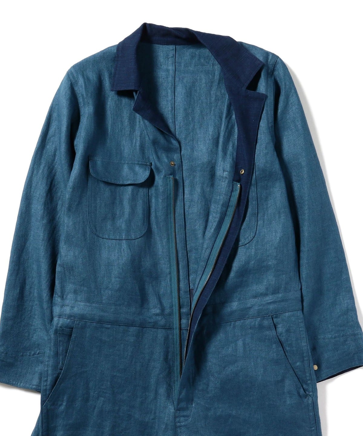 Calling（コーリング）CATHRI Navy Rose Linen All-in-one（パンツ