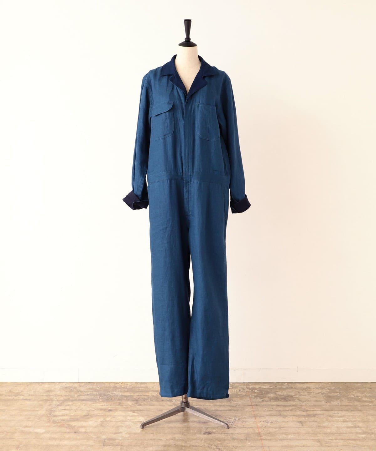 Calling（コーリング）CATHRI Navy Rose Linen All-in-one（パンツ