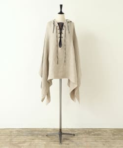 CATHRI Gauze Hoodie Poncho