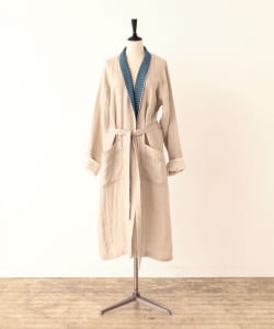 CATHRI Green Chambray Linen Gown