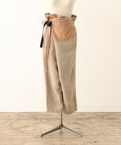 CATHRI Plaid Wrapped Pants