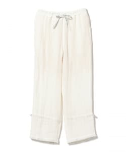 CATHRI White Linen Easy Pants