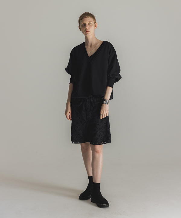 Cotton-Linen Corded Lace Shorts Model：H178 Size ONE SIZE
