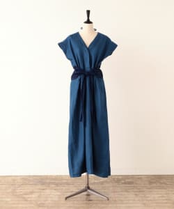 CATHRI Navy Rose Long Dress