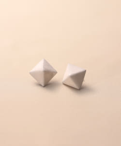 HIZEN jewelry 武雄焼 Stud Motif Pierced Earrings