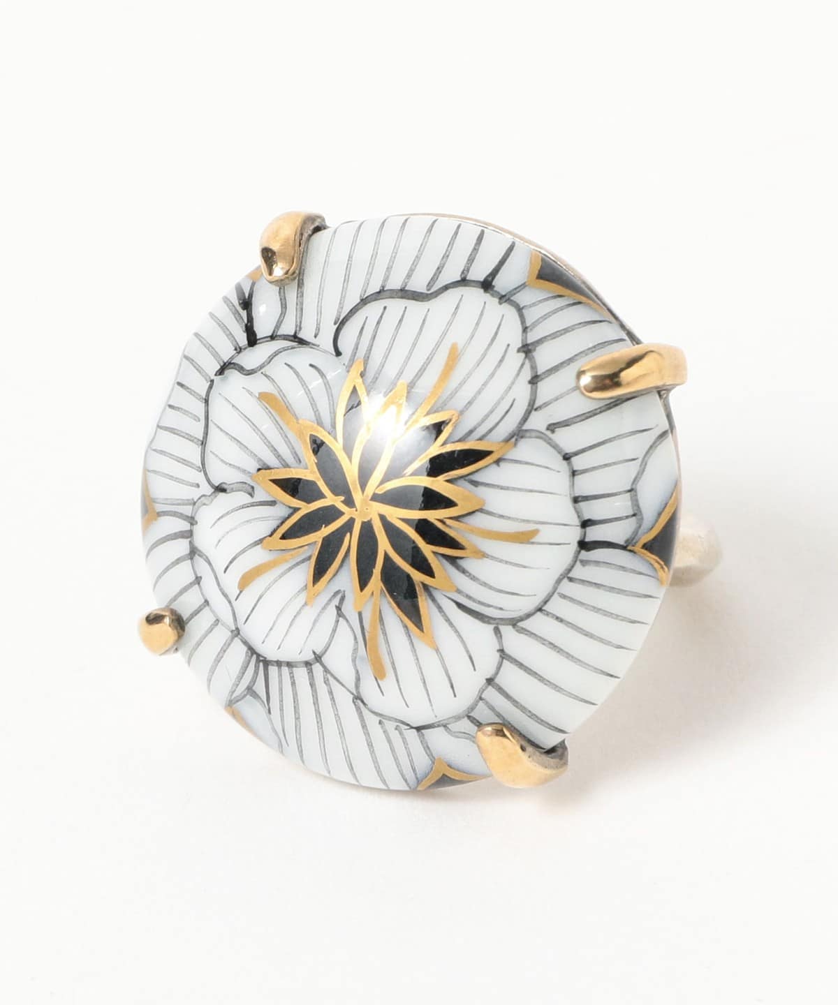 Calling（コーリング）HIZEN jewelry 鍋島焼 Round Motif Ring Ⅲ