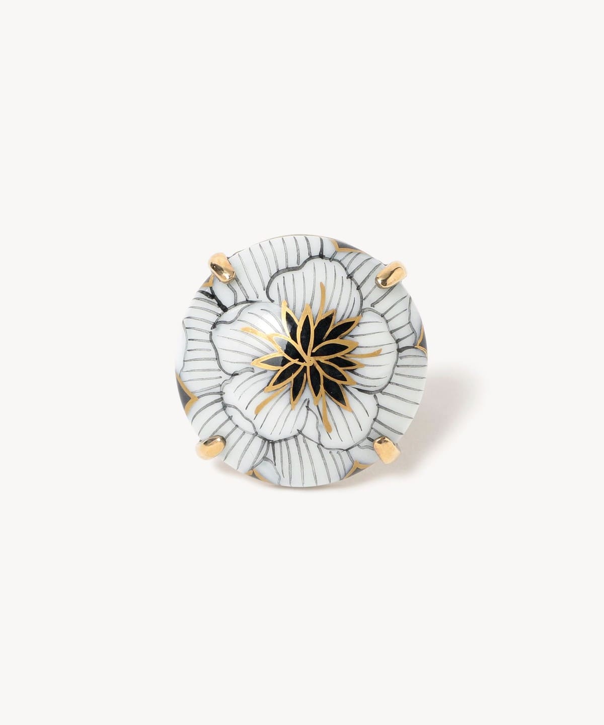 Calling（コーリング）HIZEN jewelry 鍋島焼 Round Motif Ring Ⅲ