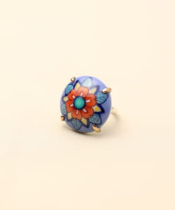 HIZEN jewelry 鍋島焼 Round Motif Ring Ⅲ