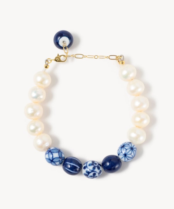 Calling（コーリング）HIZEN jewelry 有田焼 Multi-pearl Bracelet