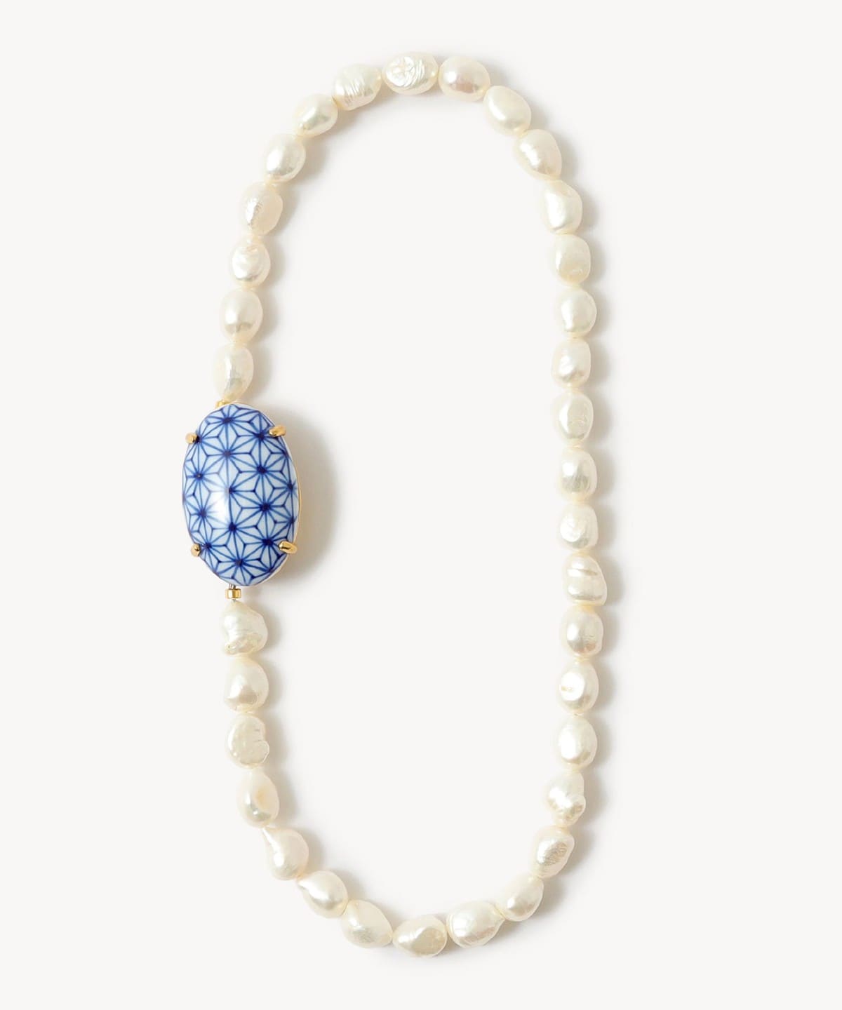 Calling（コーリング）HIZEN jewelry 有田焼 Motif & Pearl Necklace S
