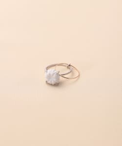 HIZEN jewelry / 嬉野吉田焼 Brilliant Cut Double Band Ring