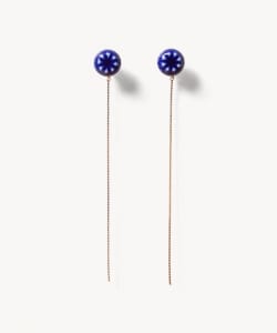HIZEN jewelry Ureshino Yoshida ware Brilliant Cut Chain Earrings
