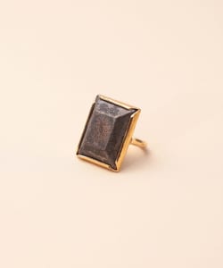 HIZEN jewelry 武雄焼 Square Motif Ring