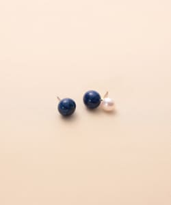HIZEN jewelry 有田焼 Combination Pearl Earrings