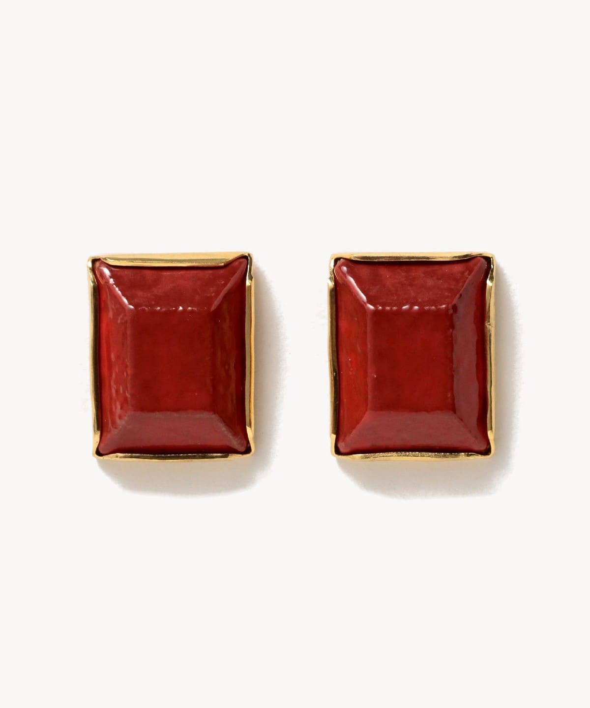 Calling（コーリング）HIZEN jewelry 武雄焼 Square Motif Earrings