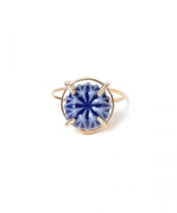 HIZEN jewelry 9号 嬉野吉田焼 Ceramic Brilliant Cut Ring