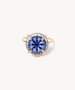 HIZEN jewelry 9号 嬉野吉田焼 Ceramic Brilliant Cut Ring