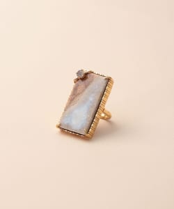 HIZEN jewelry 唐津焼 Square Ring