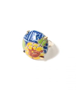 HIZEN jewelry 鍋島焼 Round Motif Ring