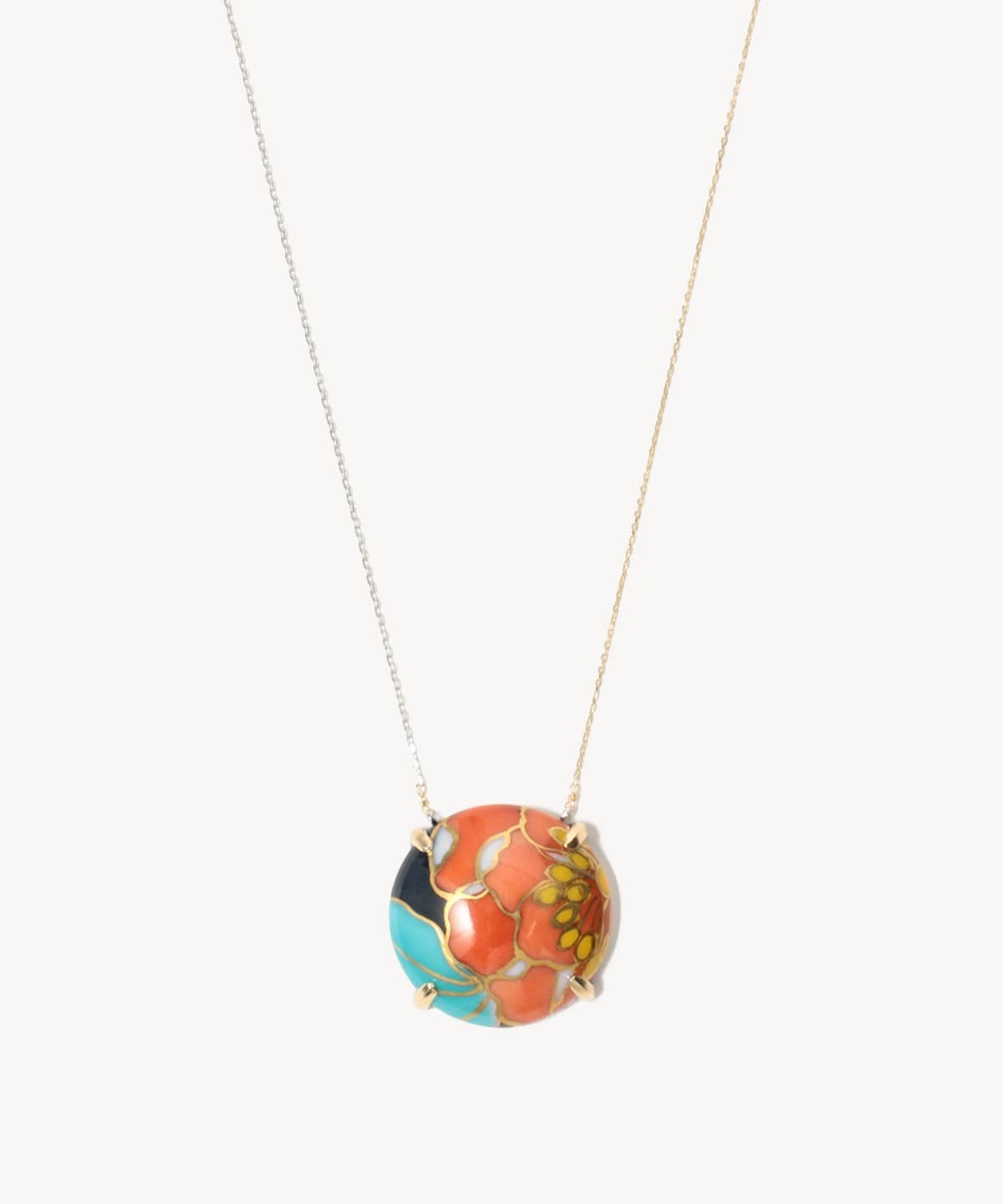 Calling（コーリング）HIZEN jewelry 鍋島焼 Round Motif Necklace 