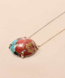 HIZEN jewelry 鍋島焼 Round Motif Necklace