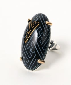 HIZEN jewelry 鍋島焼 Oval Motif Ring