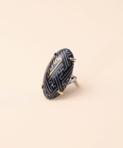 HIZEN jewelry 鍋島焼 Oval Motif Ring