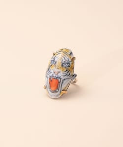 HIZEN jewelry / 鍋島焼 『寅面文』Motif Ring