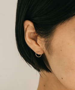 【受注生産商品】Round Stud Earrings Gold
