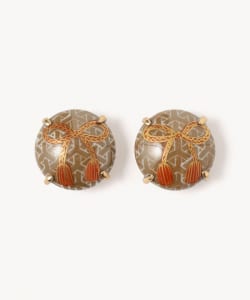 HIZEN jewelry 鍋島焼 Round Motif Earrings Ⅱ