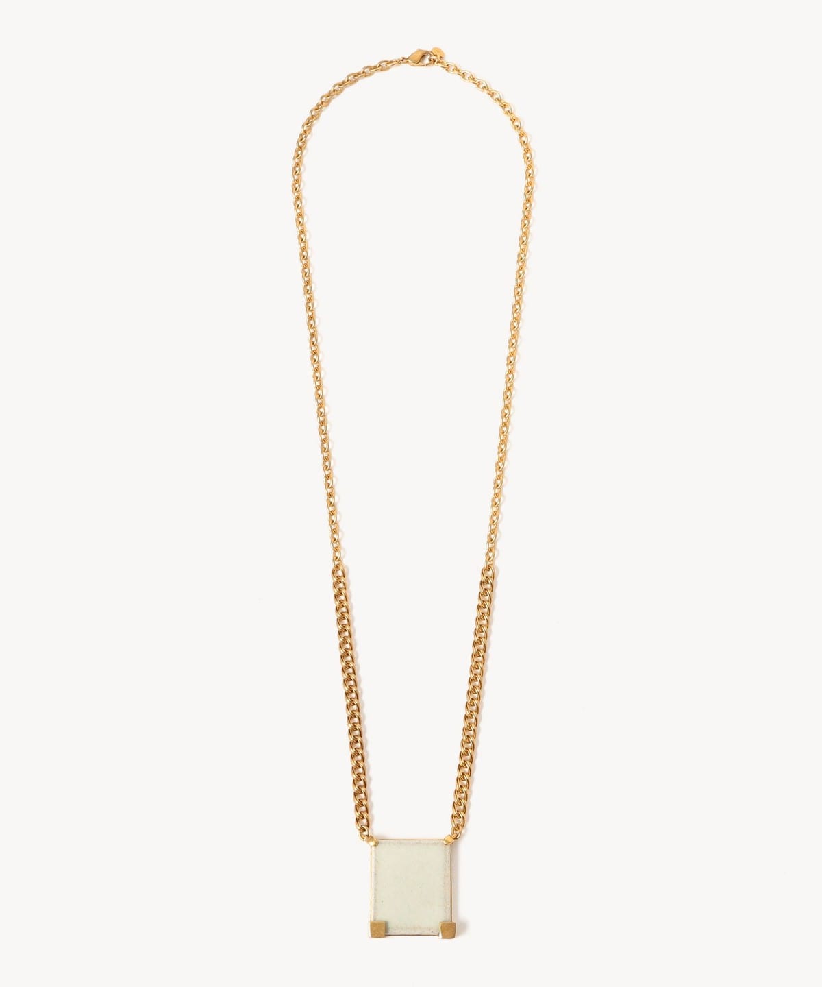 Calling（コーリング）HIZEN jewelry 唐津焼 Square Necklace