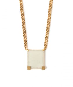 HIZEN jewelry 唐津焼 Square Necklace